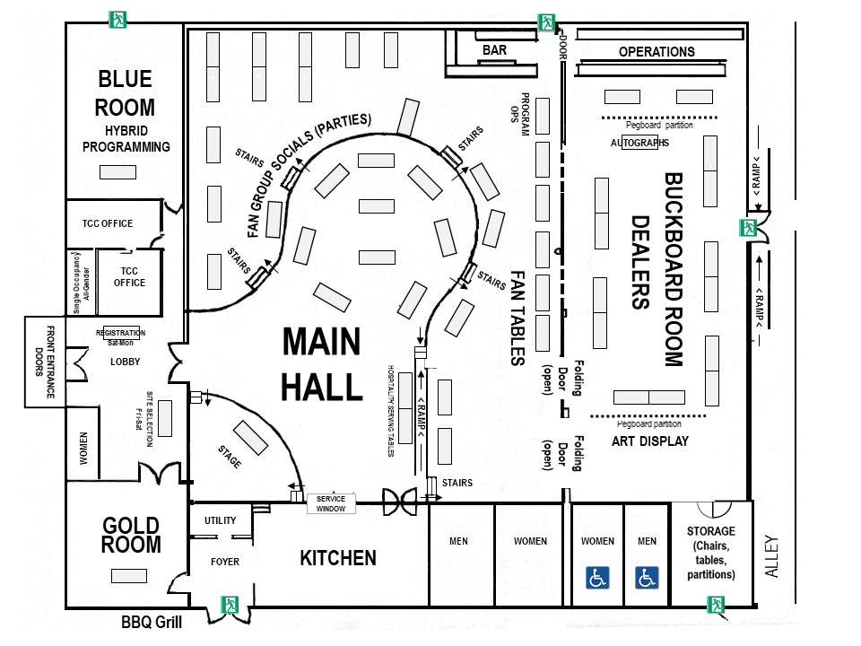 Map of the Tonopah Convention Center